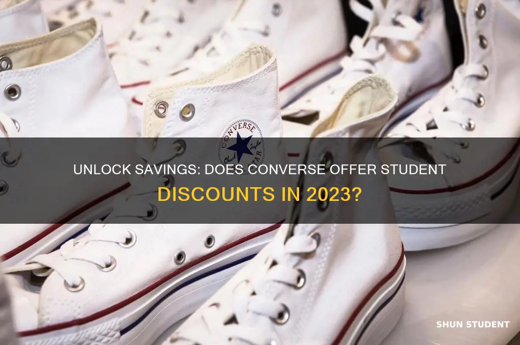 does converse have a student discount