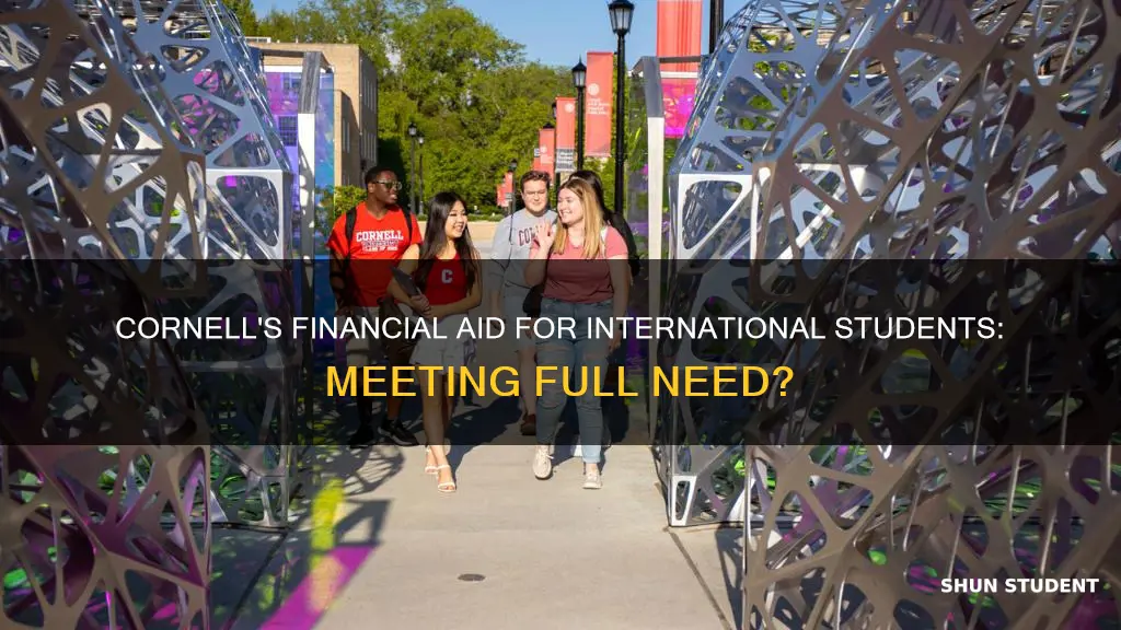 does cornell meet full need for international students