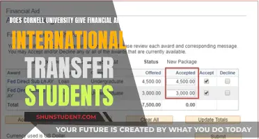 Cornell University: Financial Aid for International Transfers?