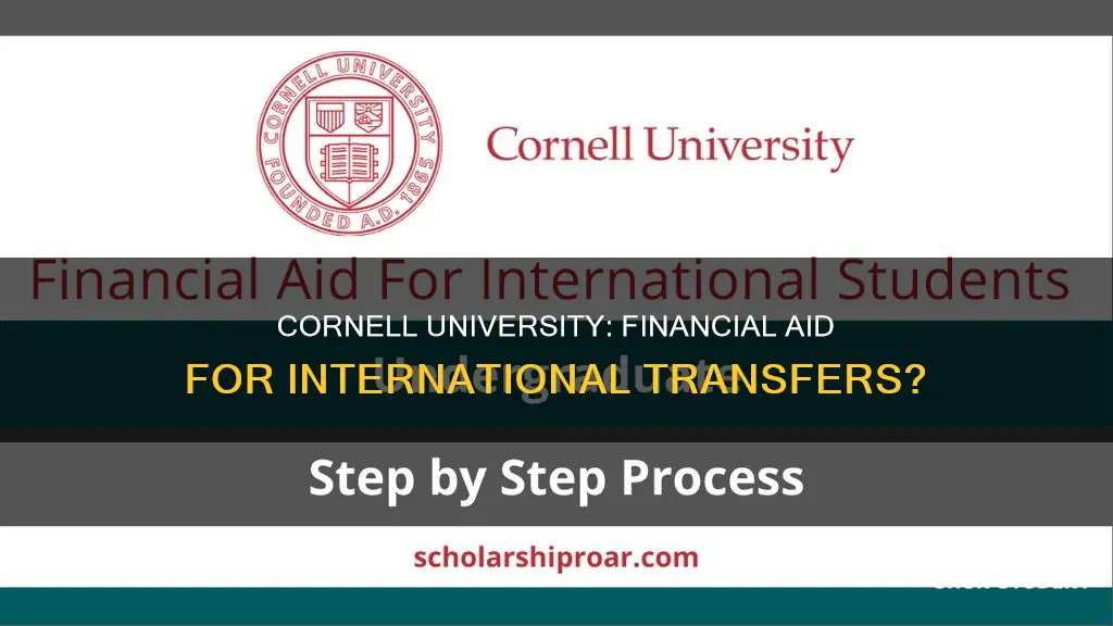 does cornell university give financial aid to international transfer students