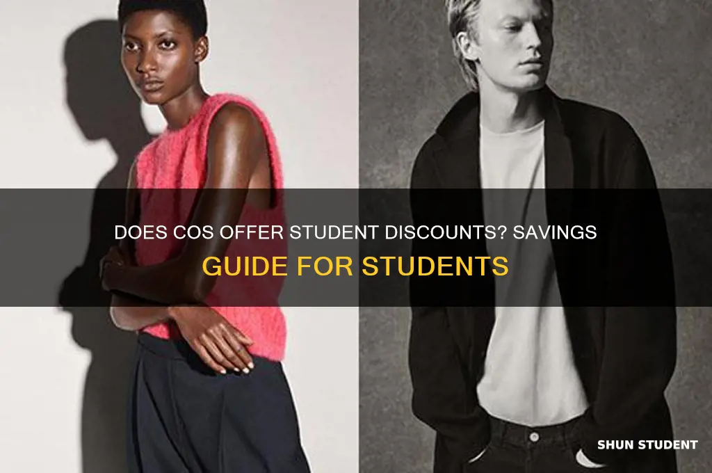 does cos do student discount