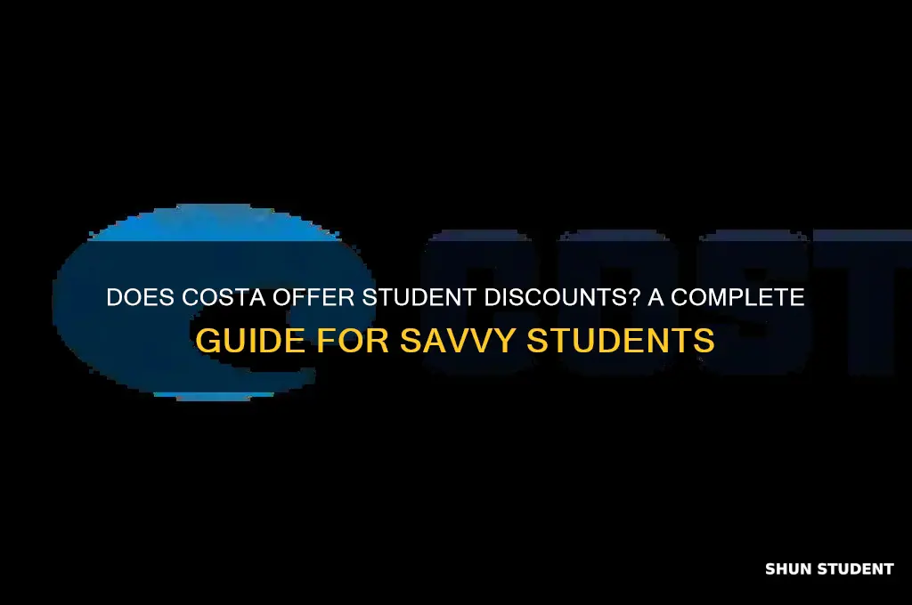 does costa do student discount