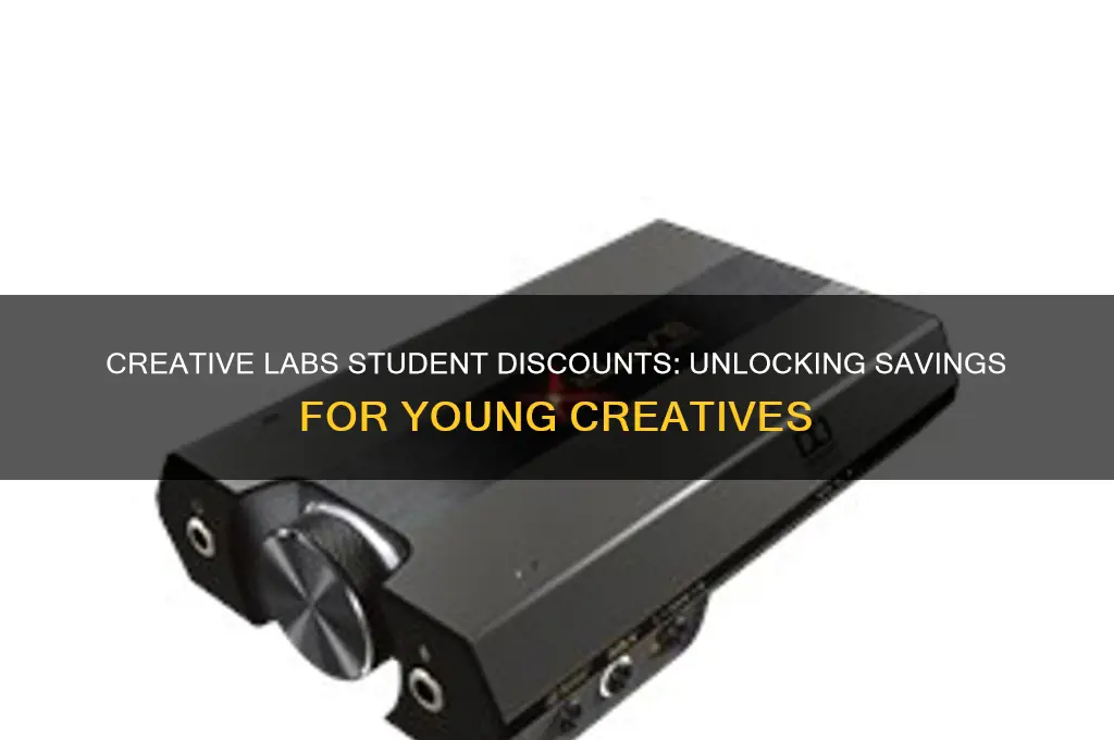 does creative labs offer student discounts