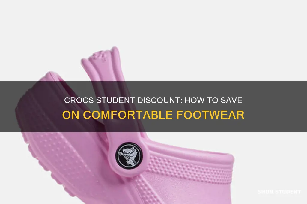 does crocs do a student discount