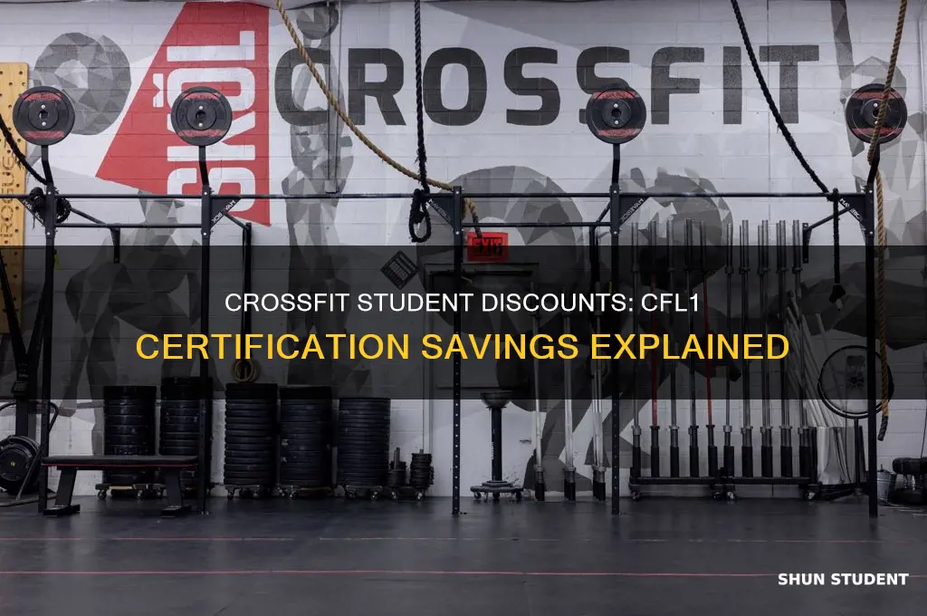 does crossfit do student discounts for cfl1