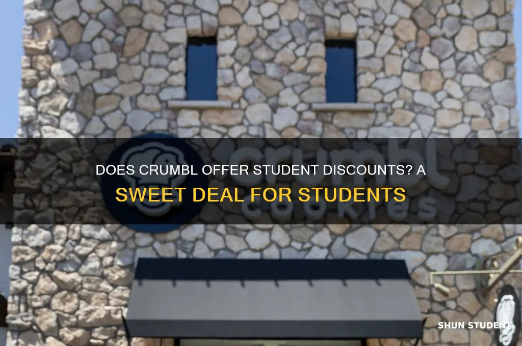 does crumbl have student discount