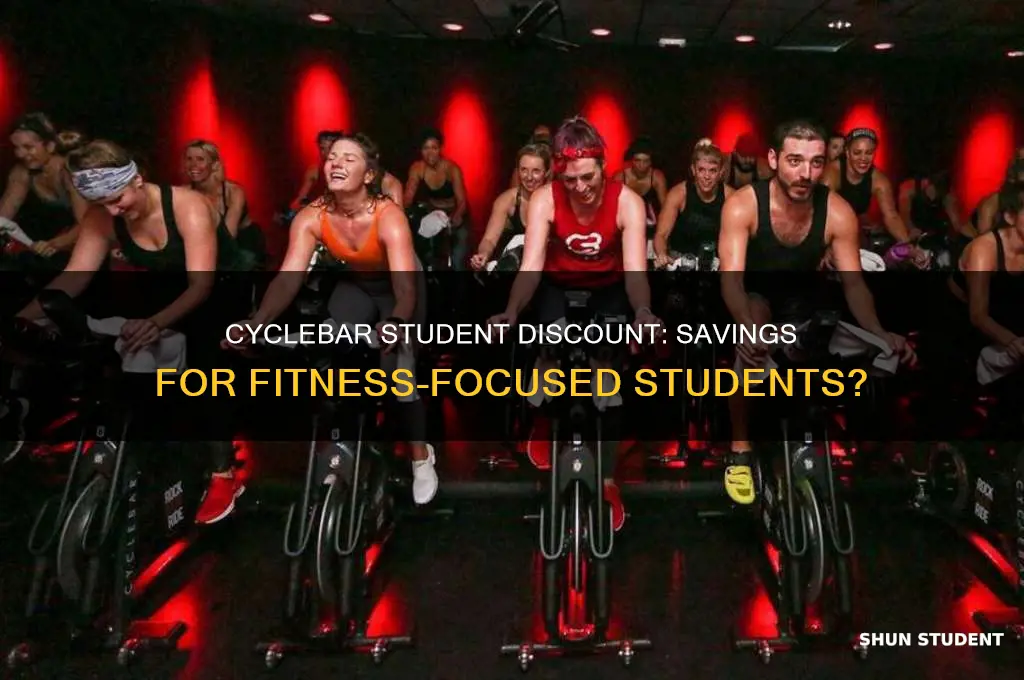 does cyclebar have a student discount