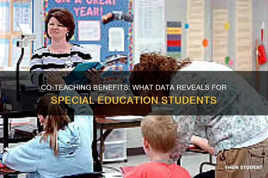 does data show co-teaching is better for special education students