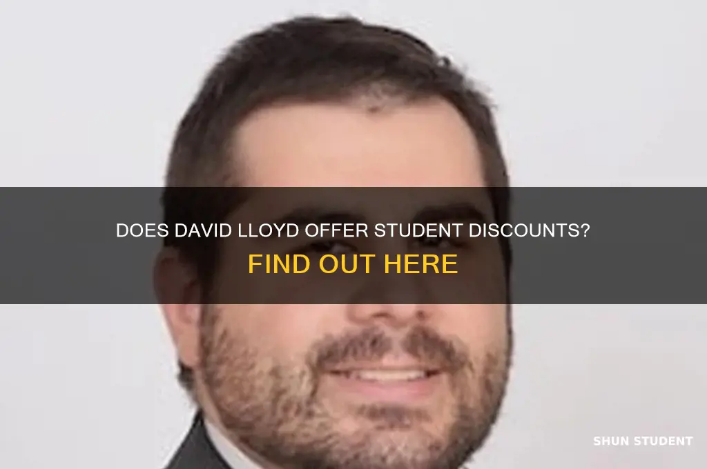 does david lloyd do student discount