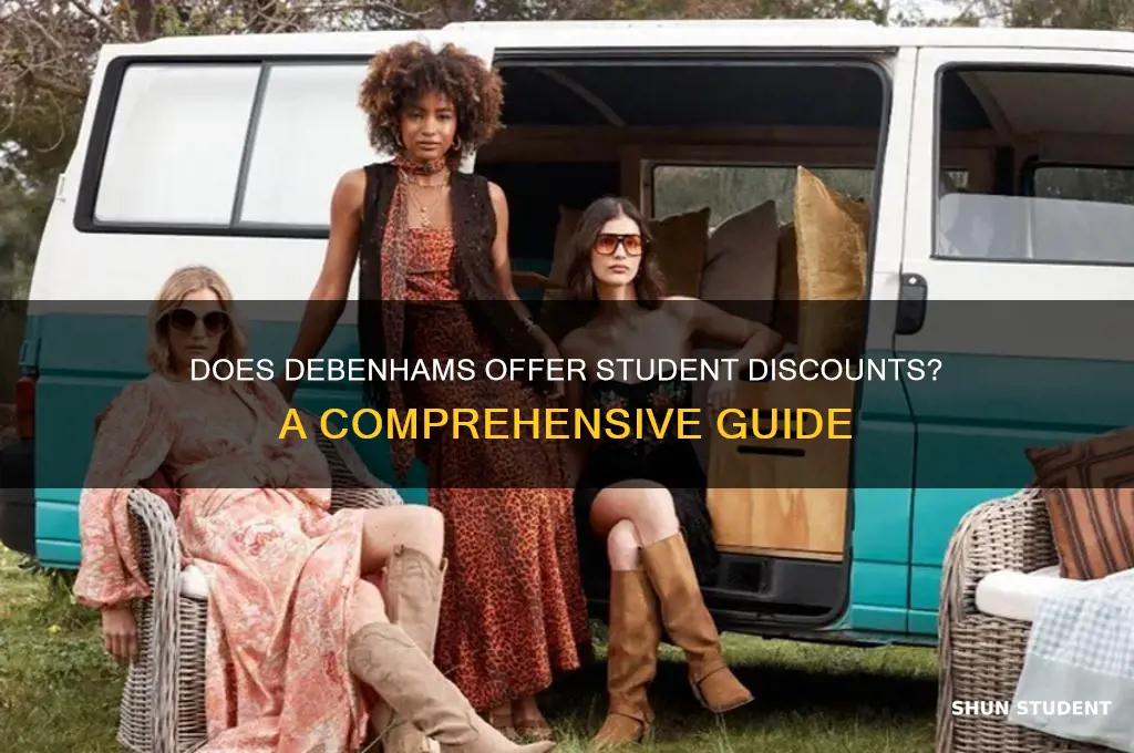 does debenhams accept student discount