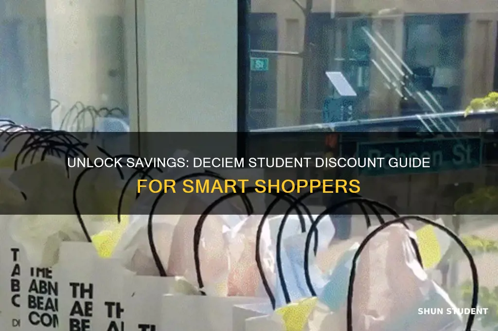 does deciem have student discount