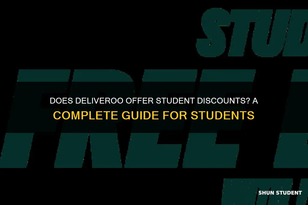 does deliveroo have student discount