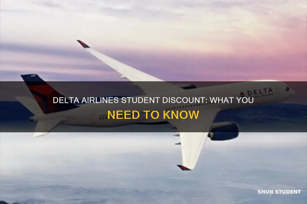 does delta airlines have student discount