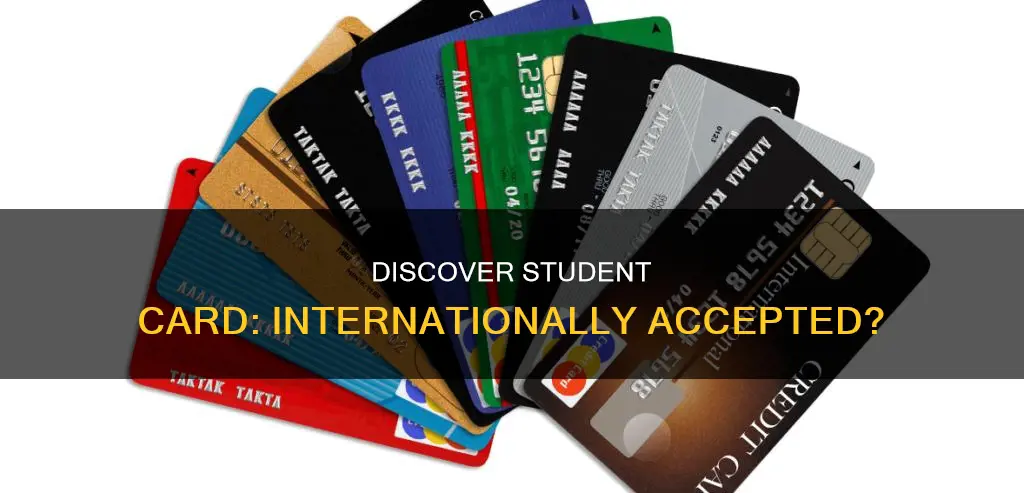 does discover student card work internationally