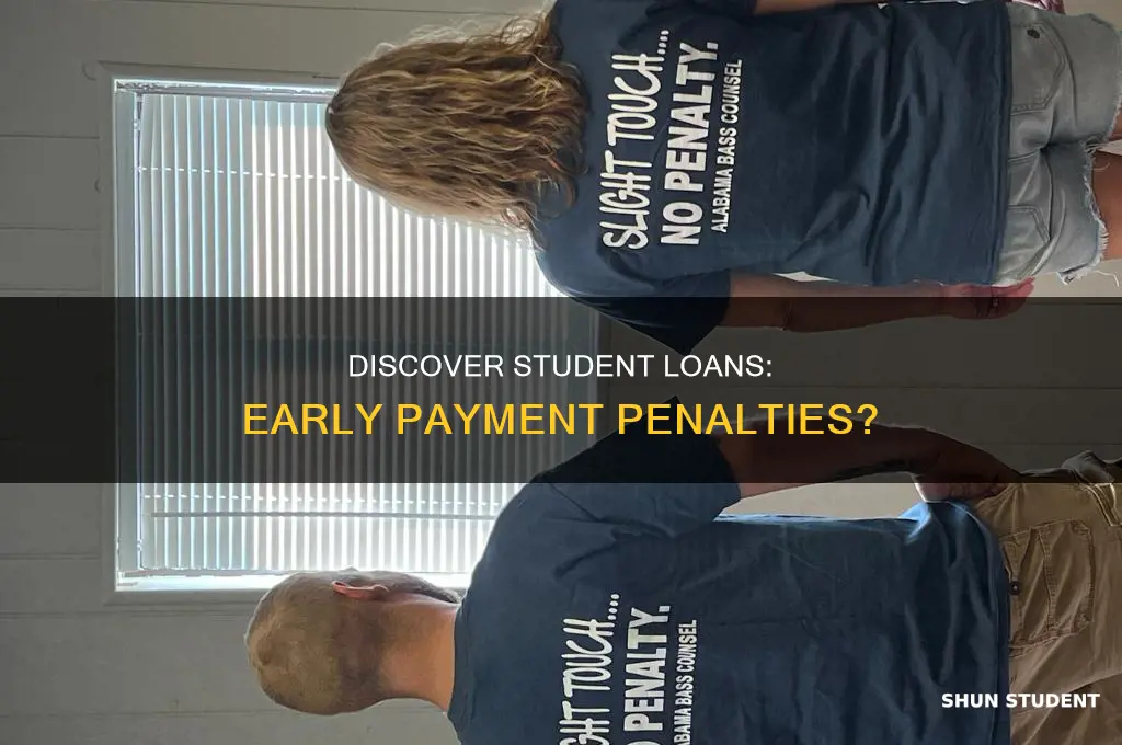 does discover student loans penalize for paying early