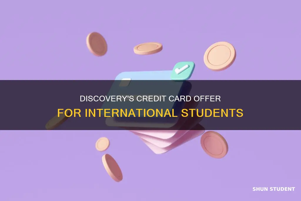 does discovery give international students credit cards