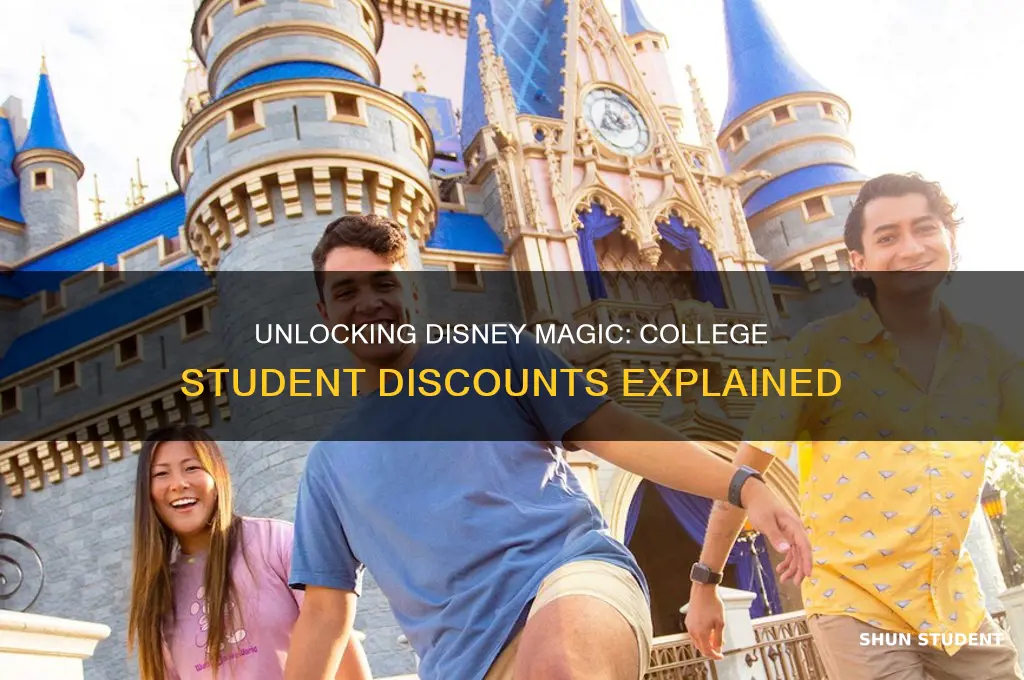 does disney give discounts to college students