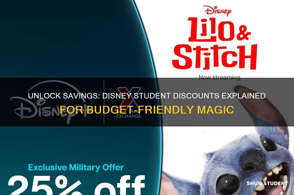 does disney have student discounts