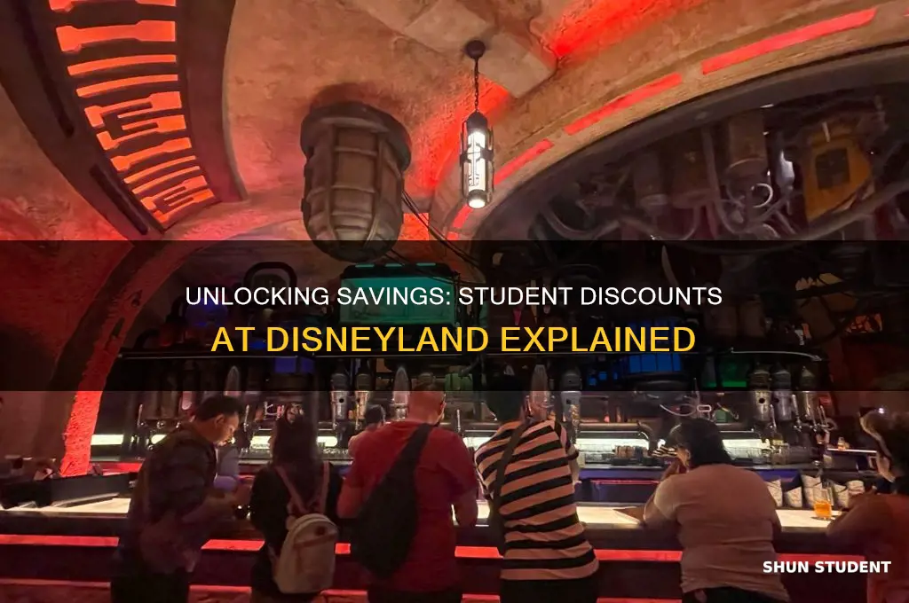 does disneyland do student discounts
