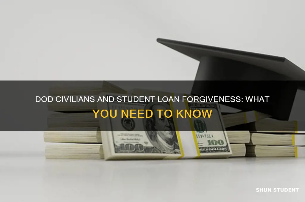 does dod civilians get student loan forgiveness