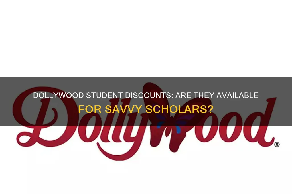 does dollywood do student discounts