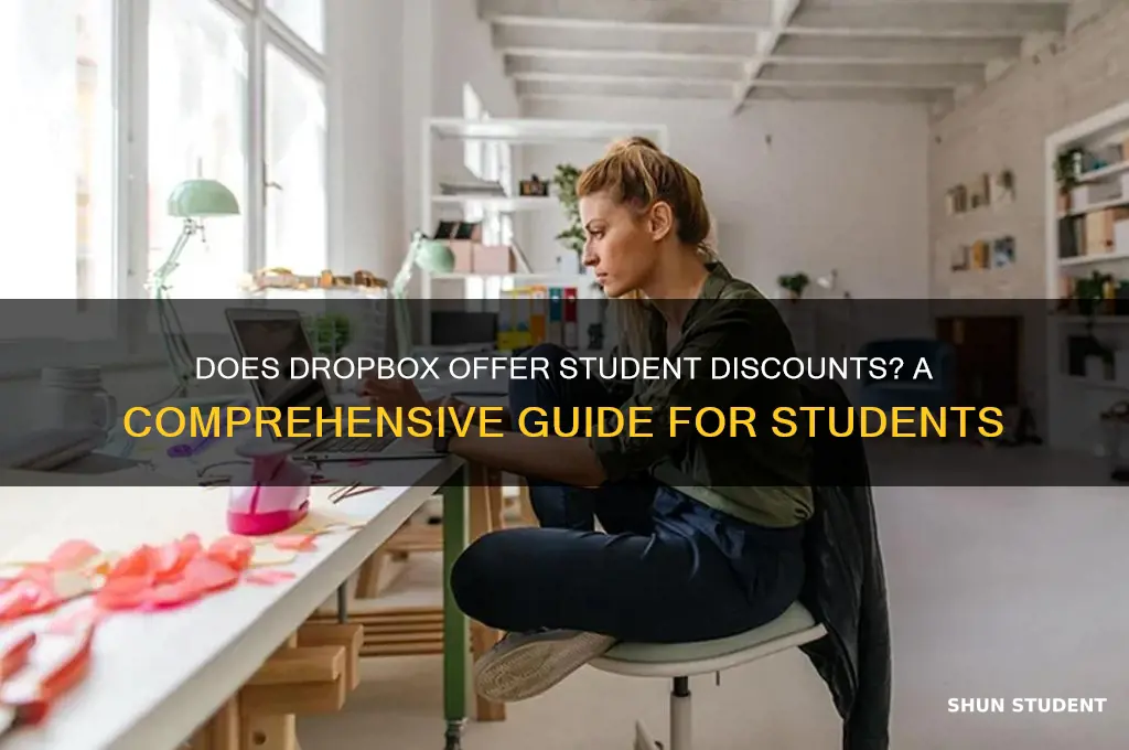 does dropbox have a student discount