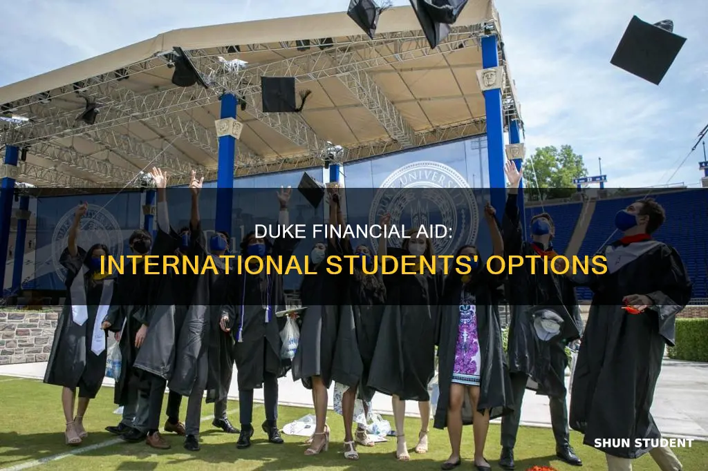does duke give financial aid to international students
