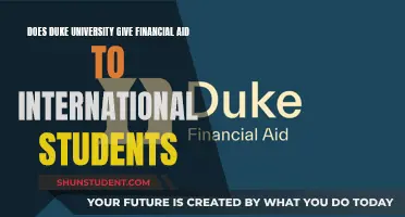 Duke University: Financial Aid for International Students?