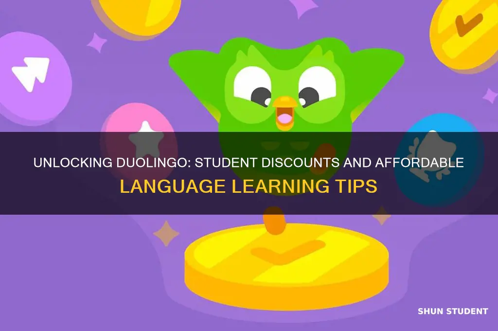 does duolingo have a student discount
