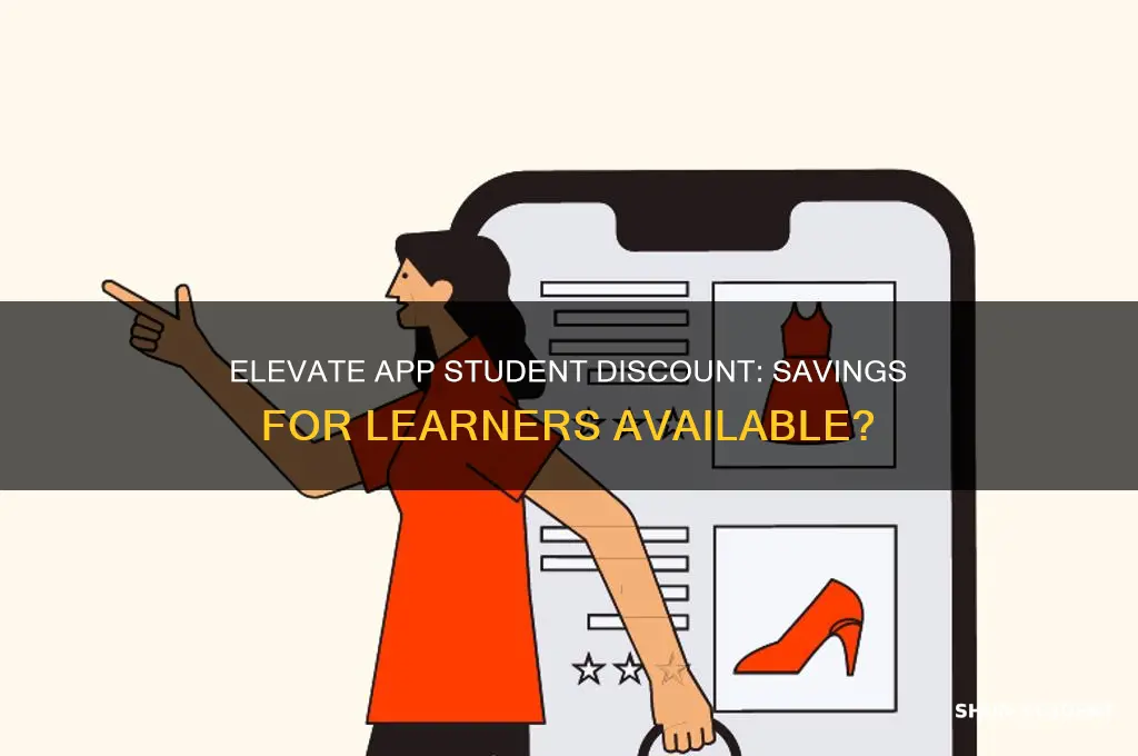 does elevate app have student discount