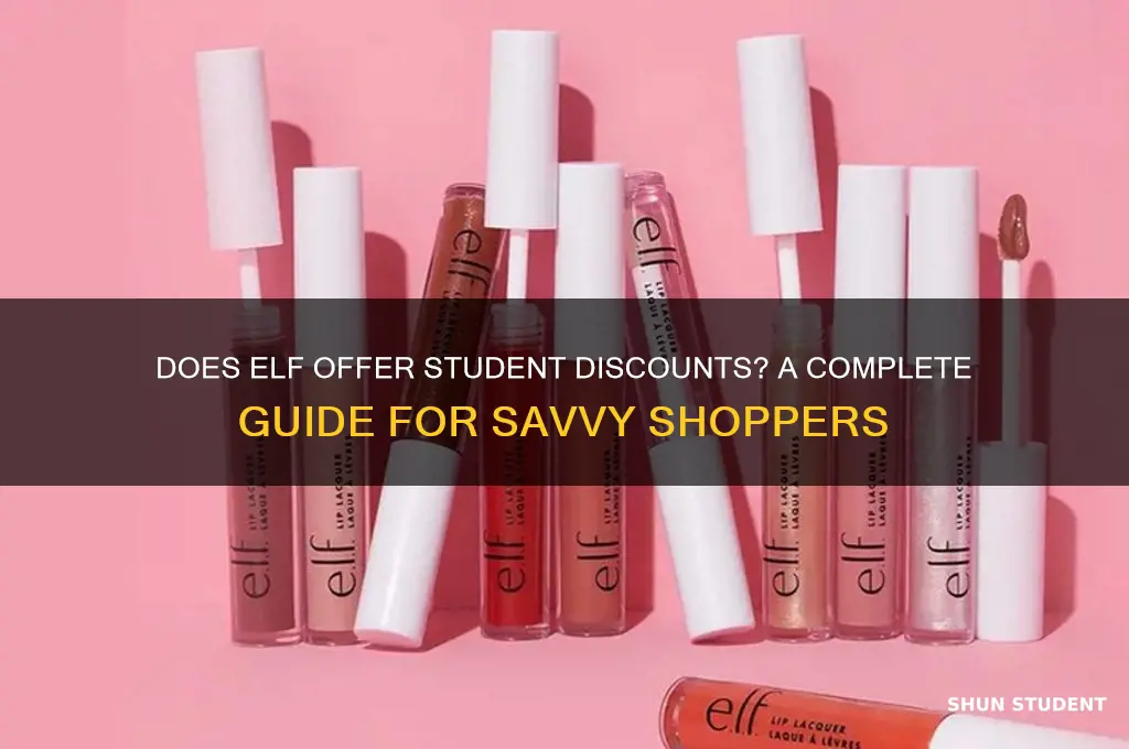does elf do student discount