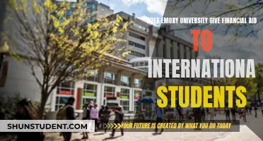 Emory University: Financial Aid for International Students?