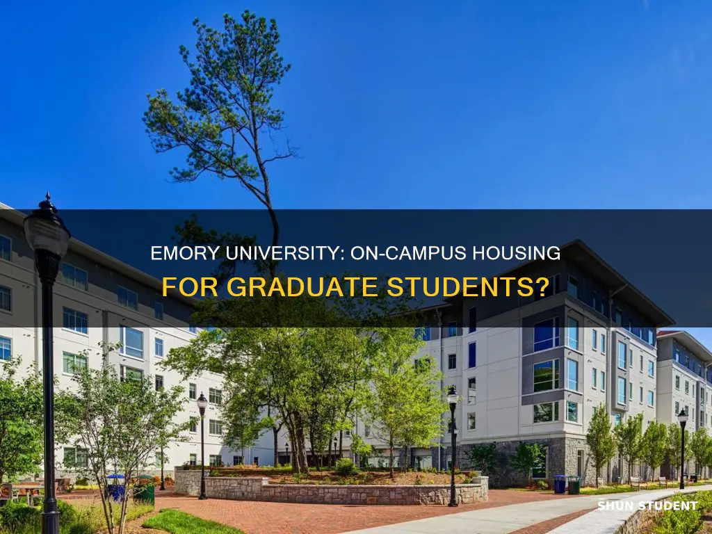 does emory university have on campus housing for graduate students