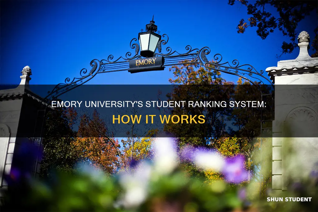 does emory university rank students