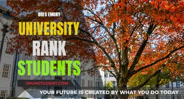 Emory University: Student Ranking System Explained