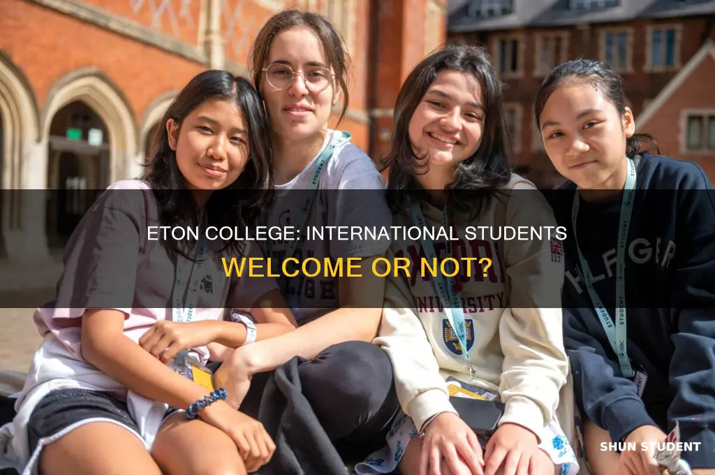 does eton college accept international students