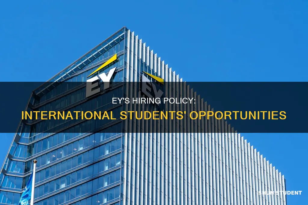 does ey hire international students