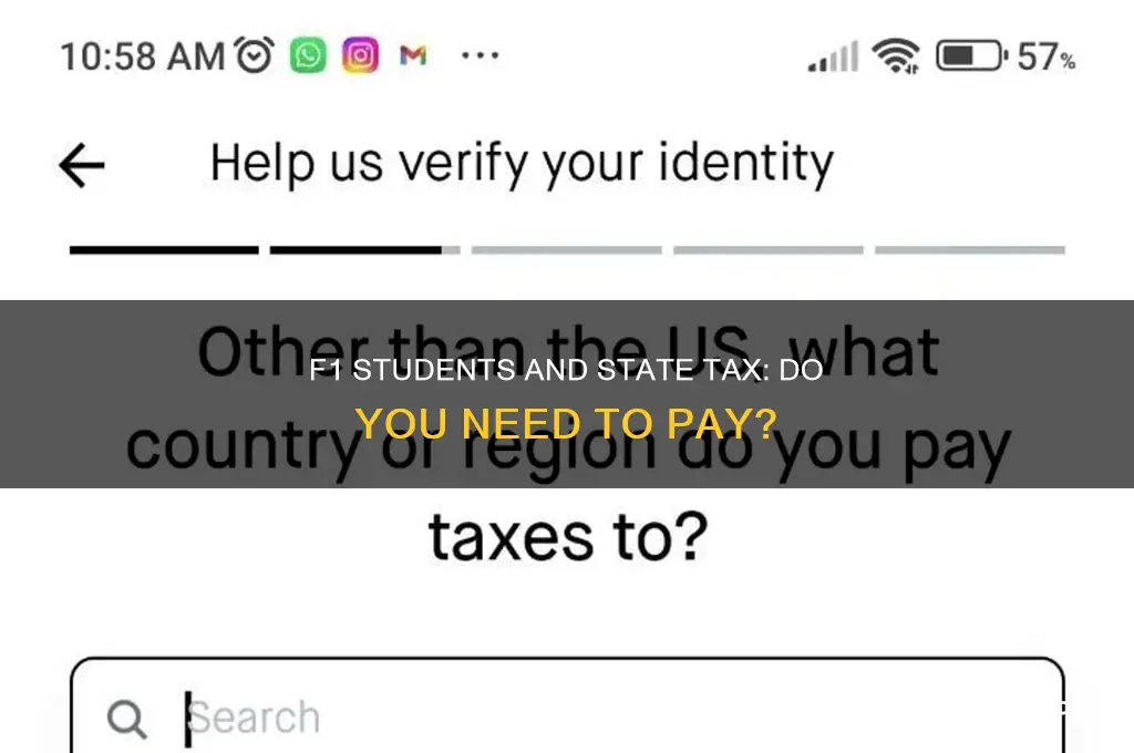 does f1 student pay state tax