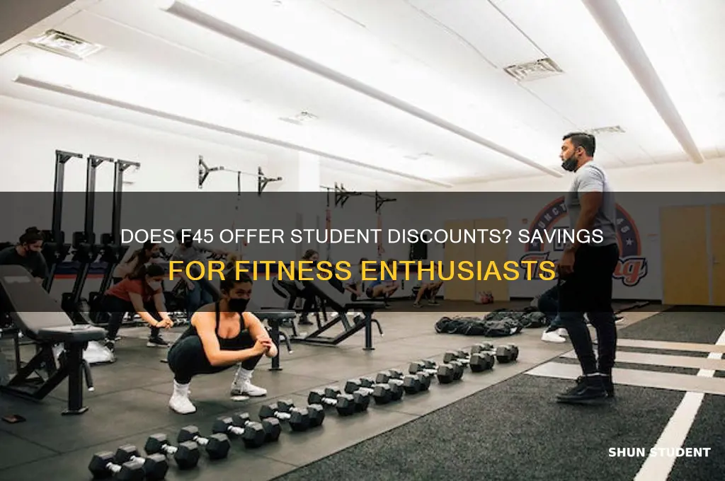 does f45 have a student discount