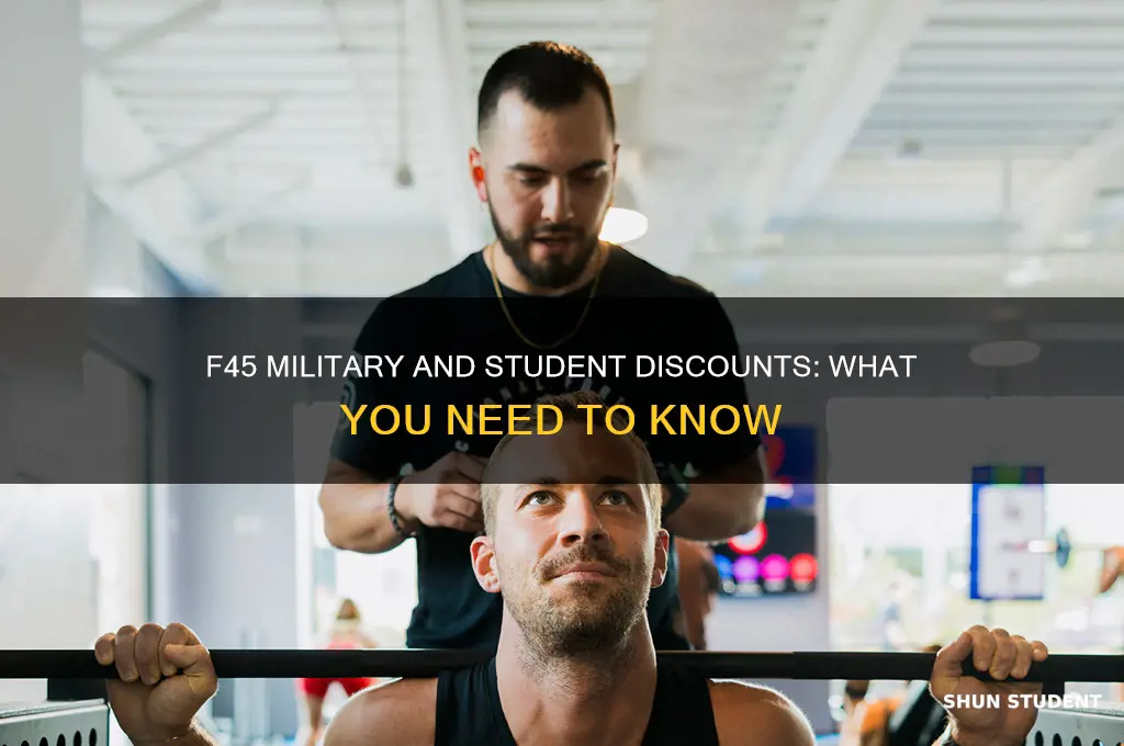 does f45 have military or student discounts