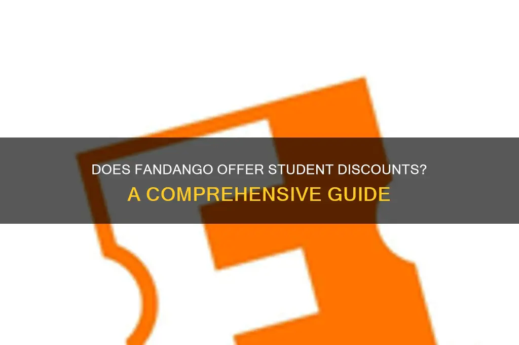 does fandango accept student discounts