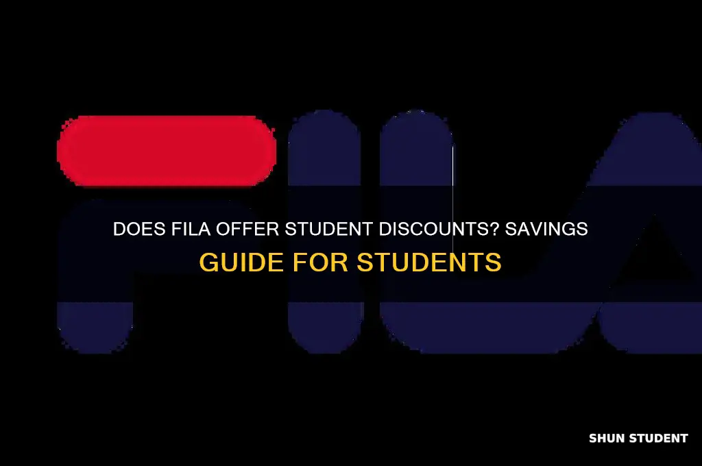 does fila have a student discount