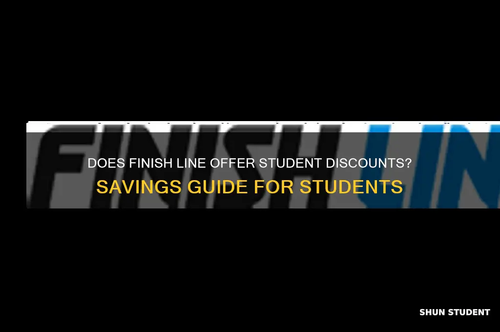does finish line do student discount