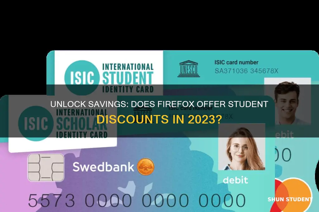 does firefox do student discount