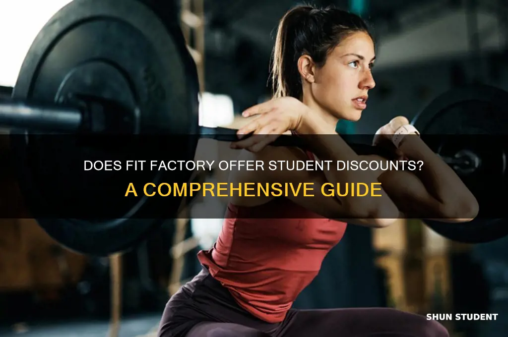 does fit factory offer a student discount