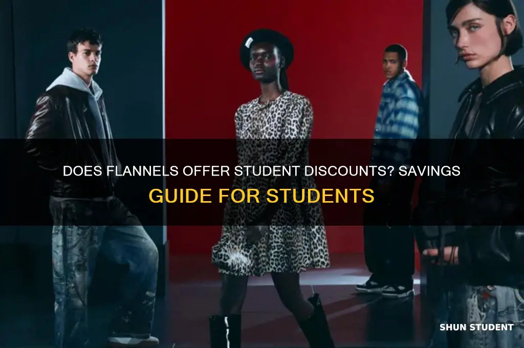 does flannels do student discount