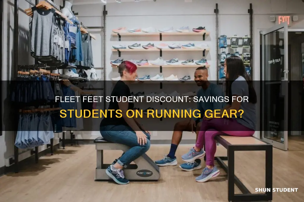 does fleet feet have a student discount