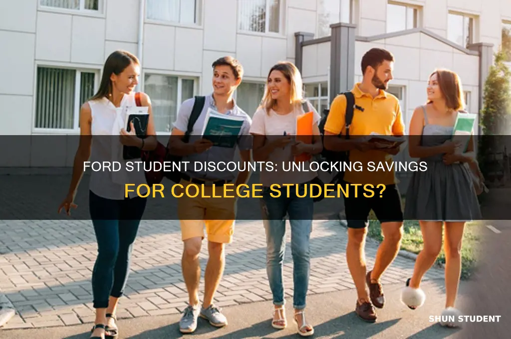 does ford give student discounts