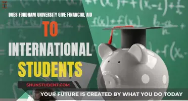 Fordham University: Financial Aid for International Students?