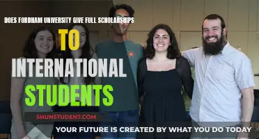 Fordham University: Full Scholarships for International Students?